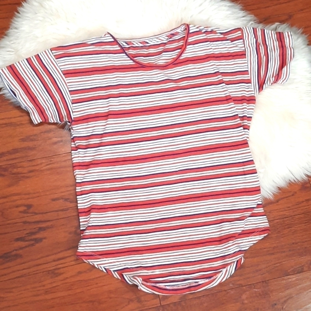 Madewell Striped Cotton Fitted Tshirt